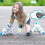 Kids Protective Gear Set,7 In 1 Helmet, Knee Pads 4