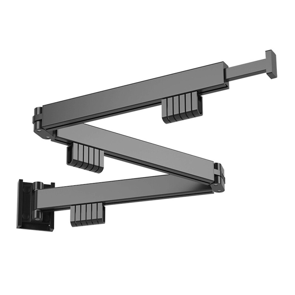 360 Rotation Wall Mounted Clothes Drying Rack Folding Aluminum Retractable Home Care Indoor Outdoor Space Saving