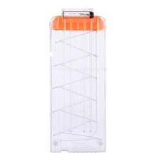 Reload Clip Magazine Darts Replacement Magazine Transparent Toy Gun Soft Bullet Clip For 12
