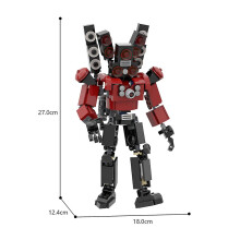 The Speakerman Titan Speaker Titan Building Blocks Toys 489 Pieces Bricks Toys For Kids Christmas Gift