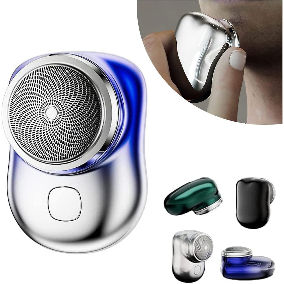 New Powerful Men's Shaver, Portable Mini Electric Shaver, Usb Magic Mini Electric Shaver For Men, Easy One-button Operation, Suitable For Home, Car, T