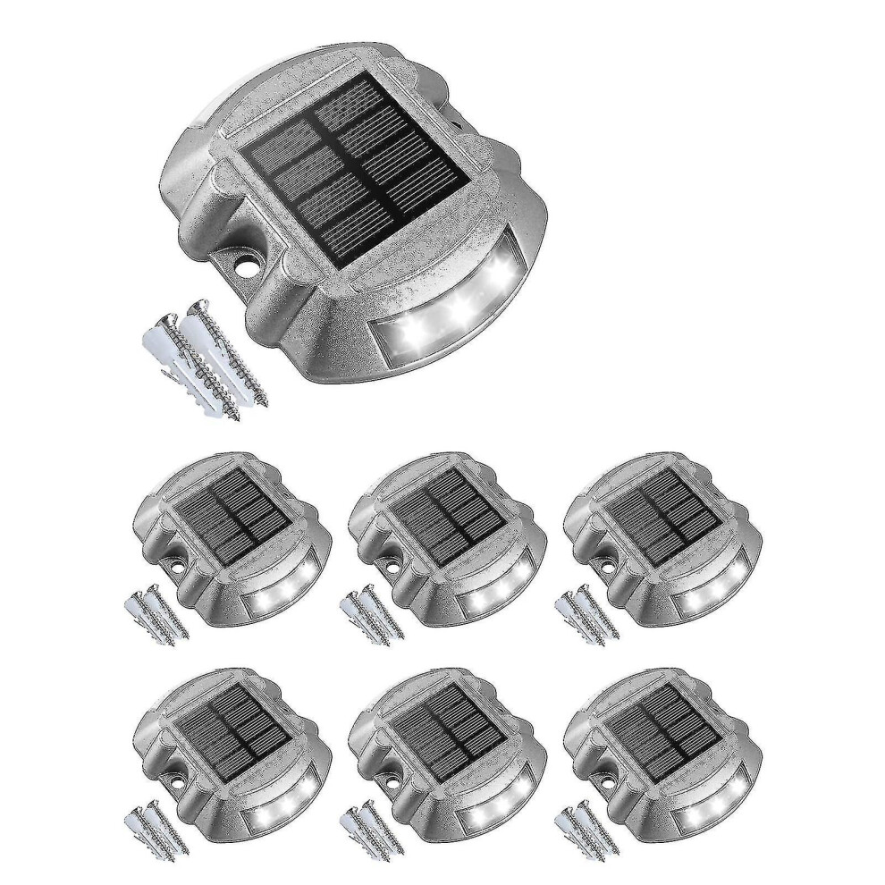 Solar Deck Lights Driveway Dock Lights Led Wireless Ip67 Waterproof Outdoor Warning Step Lights For Driveway Sidewalk Garden Pathway Yard