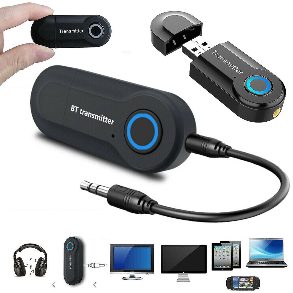 Polaoyi Wireless Bluetooth Transmitter For Tv Phone Pc  Audio Music Adapter