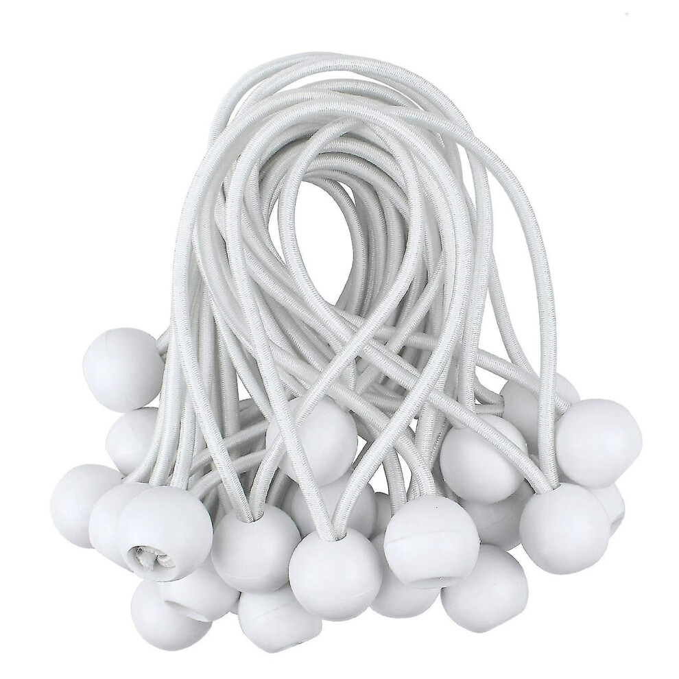 50pcs Outdoor Tent Straps, Elastic Ball Rubber Bands,tarpaulin Fixing