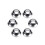 Pot Lid Knob, Universal Replacement Pan Lid Cookware Knob Handle 5