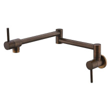 (antique) Wall Mounted Rose Gold Pot Filler Folding Kitchen Faucet Tap
