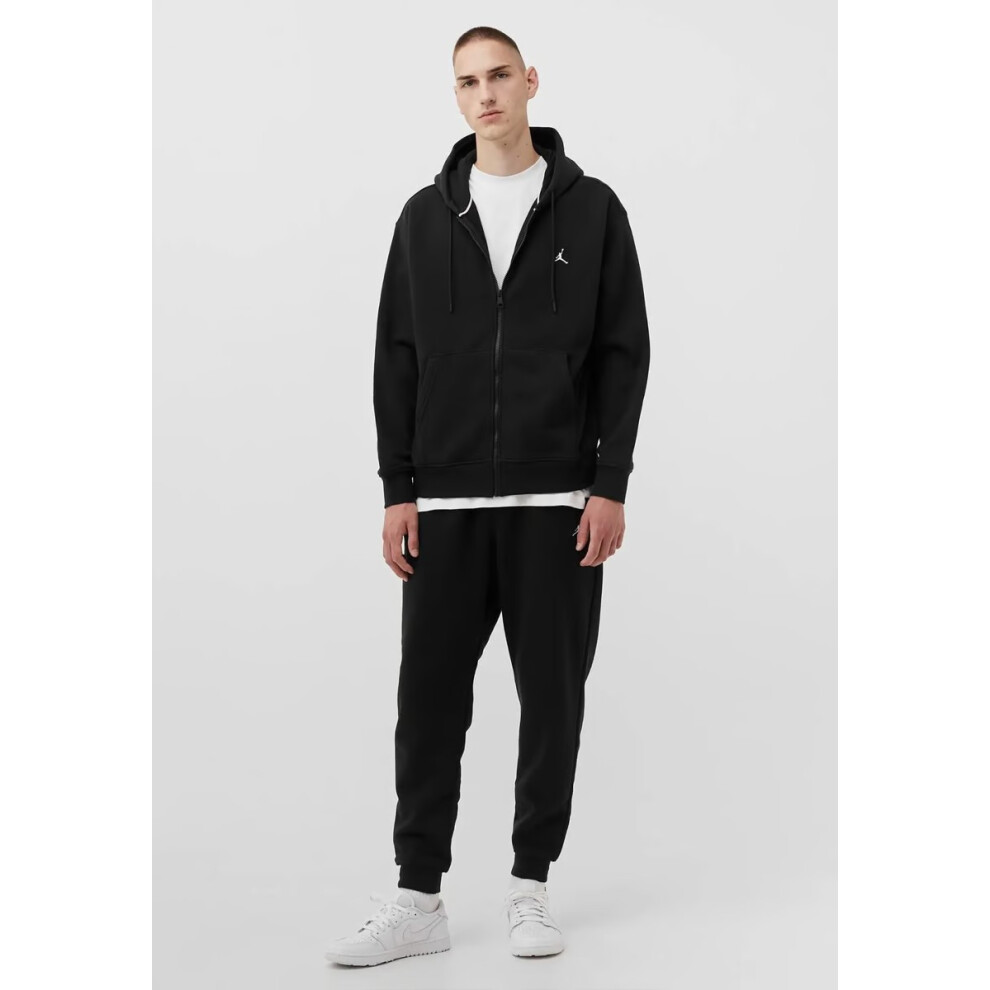 New Nike Men's (Small) Air Jordan Fleece Logo Tracksuit Set Black