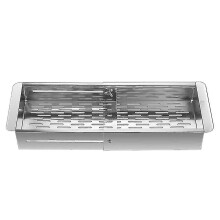 Over The Sink Colander Strainer Basket Stainless Steel- Wash Vegetables And Fruits, Drain Cooked Pa