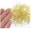 (Gold) 1000 Pcs Safety Pins/metal Gourd Pins/bulb Pins/clothing Tag Pins Diy Home Accessories 3