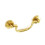 Securit - Brass Drop Handle Rear Fix - 63mm 1