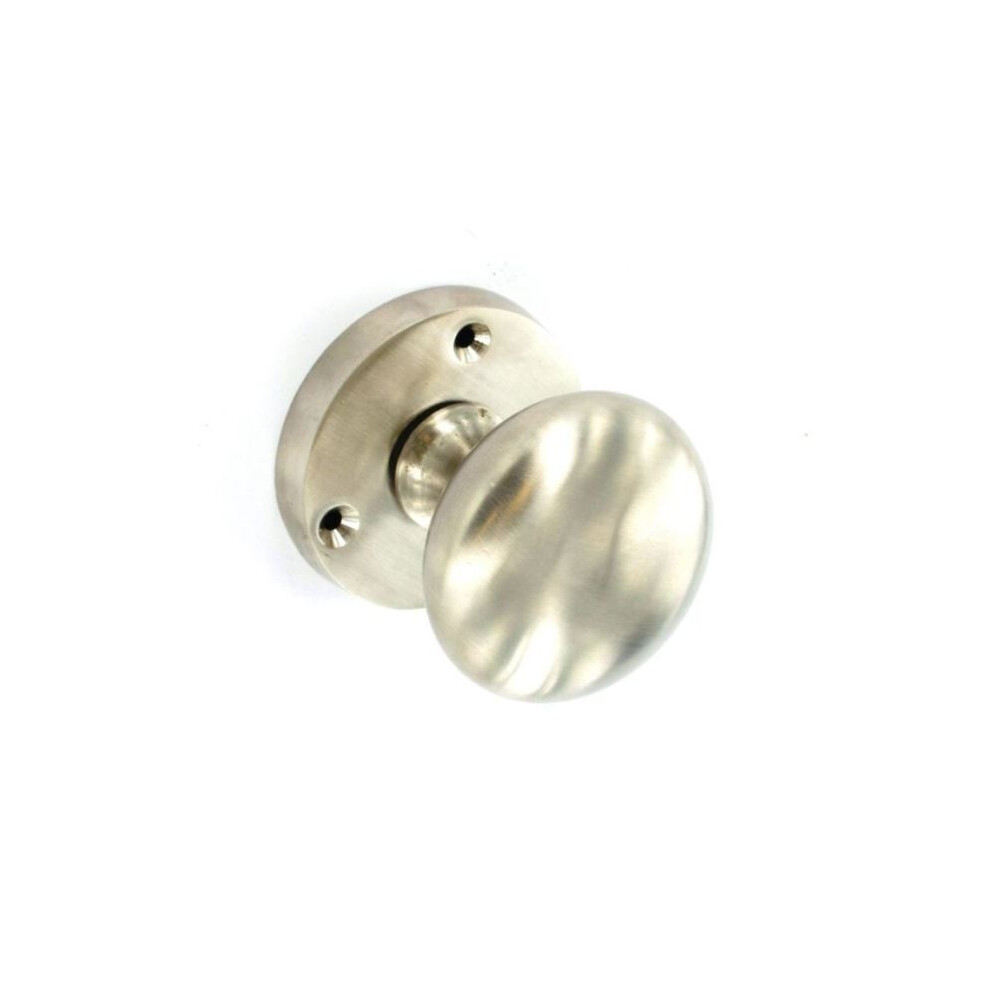 Securit - Brushed Nickel Mortice Knobs (Pair) - 60Mm 5019923128697