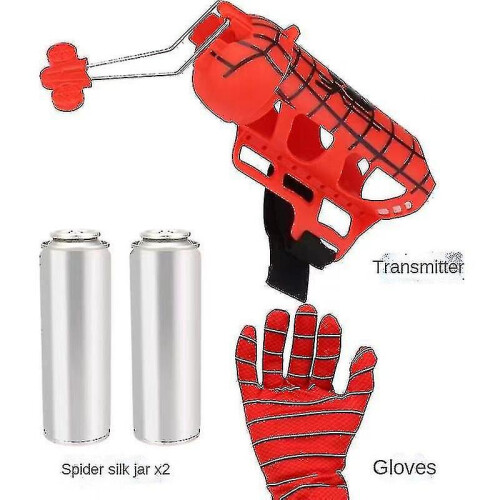 Mega Blast Web Shooter With Glove And Spray Fluid 2