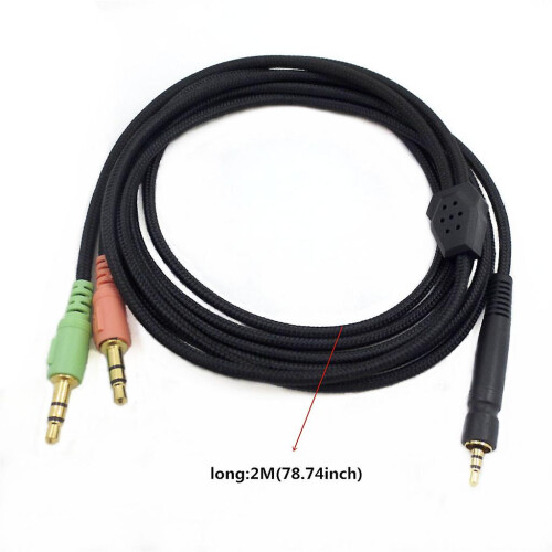 Replace Audio Cable For Sennheiser G4me One Game Zero 373d Gsp 350 / Gsp 500 1