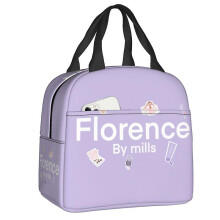 (10) Florence By Mills Lunch Box Women Waterproof Thermal Cooler Food Insulated Lunch Bag Office Work Resuable Picnic Tote Bags