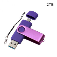 (2TB purple) New Xiaomi Otg Usb Flash Drive Micro Usb Pen Drive 512gb 256gb 2tb 1tb Usb Stick 2.0 Pendrive
