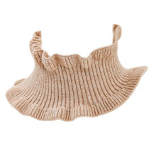 (Oatmeal Color) Best Winter Women Knit Fake Collar Elastic Windproof Warm Scarf Fashion Neck Warmer
