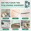 (White) Ceramic Tile Glue Adhesive Scratch Cracks Repair Paste Kit With Scraper And Stirring Tools 2
