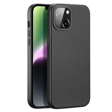 (Black, iPhone 14 - iPhone 13) Pu Leather Back Cover With Magsafe For Iphone 14 / Iphone 13, Iphone 14 Plus, Iphone 14 Pro, Iphone 14 Pro Max, Black, Brown, Pink