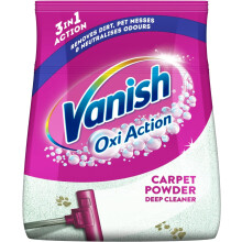 Vanish Gold Oxi Action Carpet & Upholstery Powder 650g-3x More Dirt & Pet Hair vs Vacuuming Alone, Odour Neutraliser, Dries in 20 Minutes (107935181)