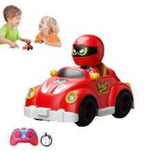 (Red) Remote Control Karting Car Toys Two-player Battles RC Bumper Cars Toy Crash Ejection Bumper Car Toys For Kids Children