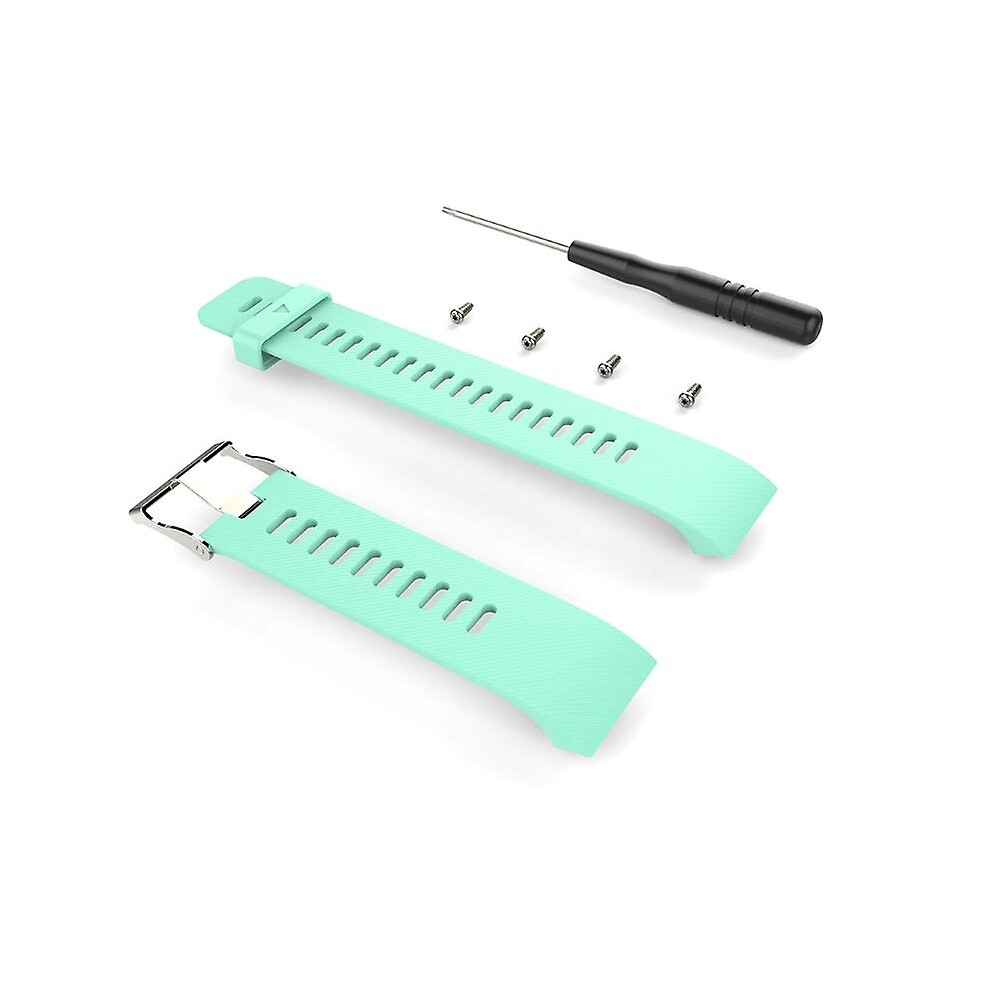 (Green) Strap And Tool For Garmin Forerunner 35 Durable Watch Wristband Silicone Band Green 3010291468943