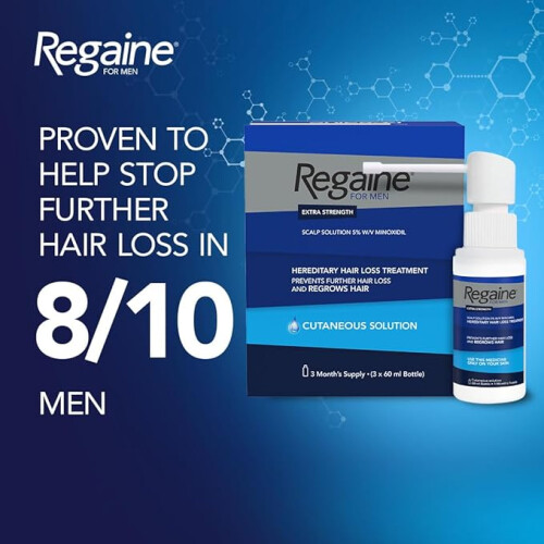 Regaine for Men Extra Strength Scalp Solution 1