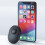 (black with charging cable) Rechargeable Wireless Bluetooth Remote Control Camera Shutter For Iphone Samsung 3