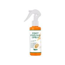 (100ml (orange style) Foot Exfoliation Care Spray Green Tea Citrus Scented Calluses Heels Elbows Knees Exfoliation