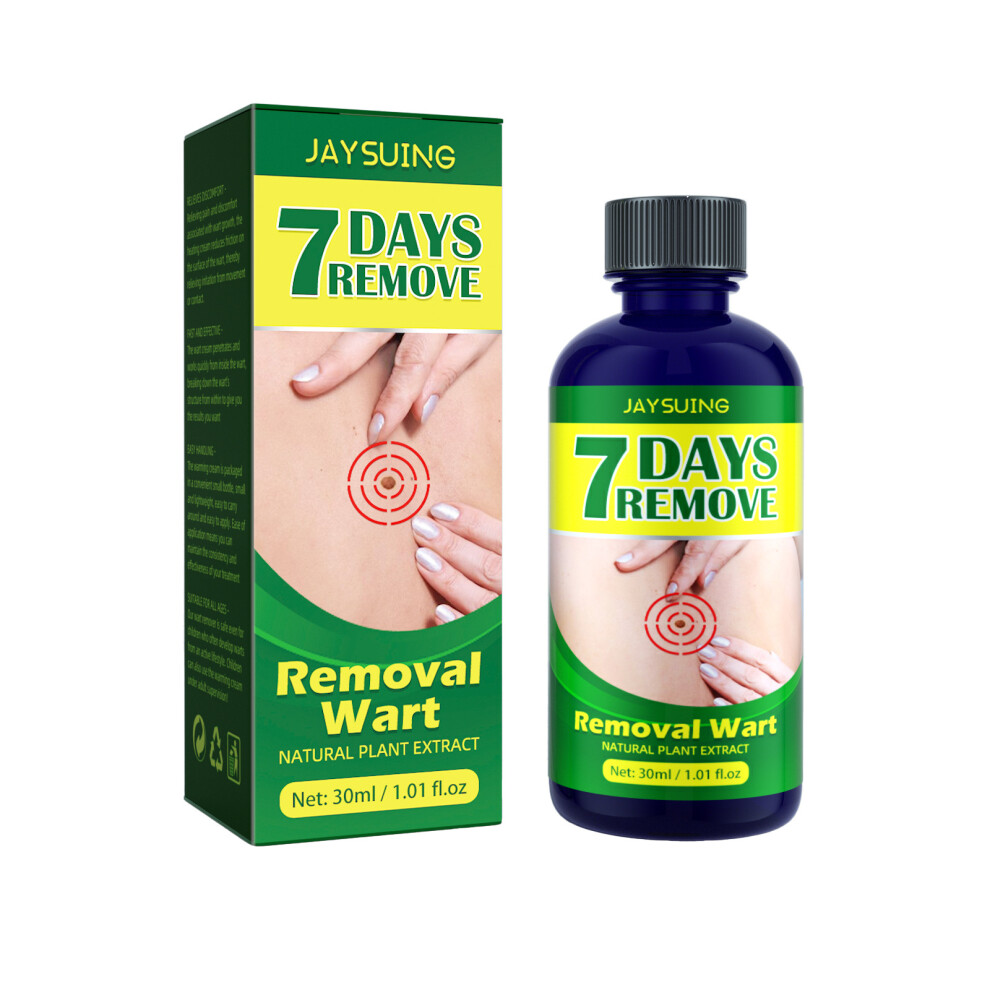 Srj Star (30Ml) Wart-Reducing Essence, Skin Wart-Reducing, Corns Flattening, Especially Filiform Warts, External Use To Suppress Thorn Warts