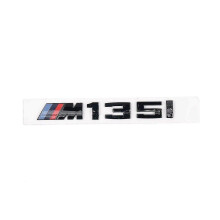 Gloss Black Bmw M135i Letters Rear Boot Lid Trunk Badge Emblem For 1 Series