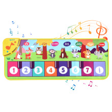 (80x30cm Animal) 80*30cm Kid Multifunctional Music Piano Mat Toddler Floor Baby keyboard Dance Mat