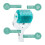 (192 Microneedle Roller, 1mm) Derma Roller Titanium Microneedle Roller Skin Care 12