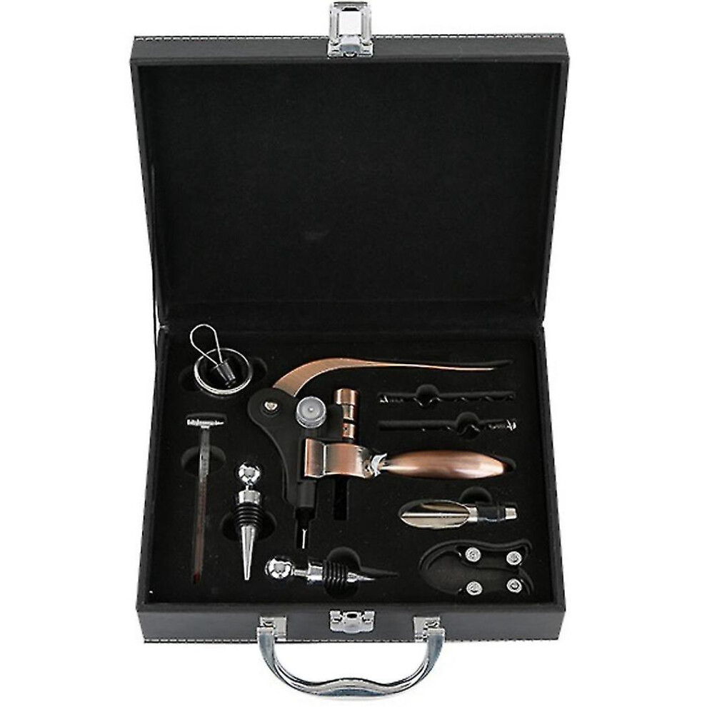Wine Opener Set Premium Leather Box Rabbit Corkscrew Wine Bottle Opener,wine Pourer