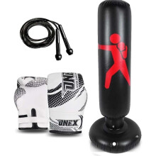 Sports 155cm Punch Bag Free Standing Kids Boxing Training Set New