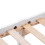 (Double, White) Solid Wood Bed Frame with Storage Drawers 7
