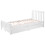(Single, White) Solid Wood Bed Frame with Storage Drawers 18