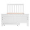 (Single, White) Solid Wood Bed Frame with Storage Drawers 20