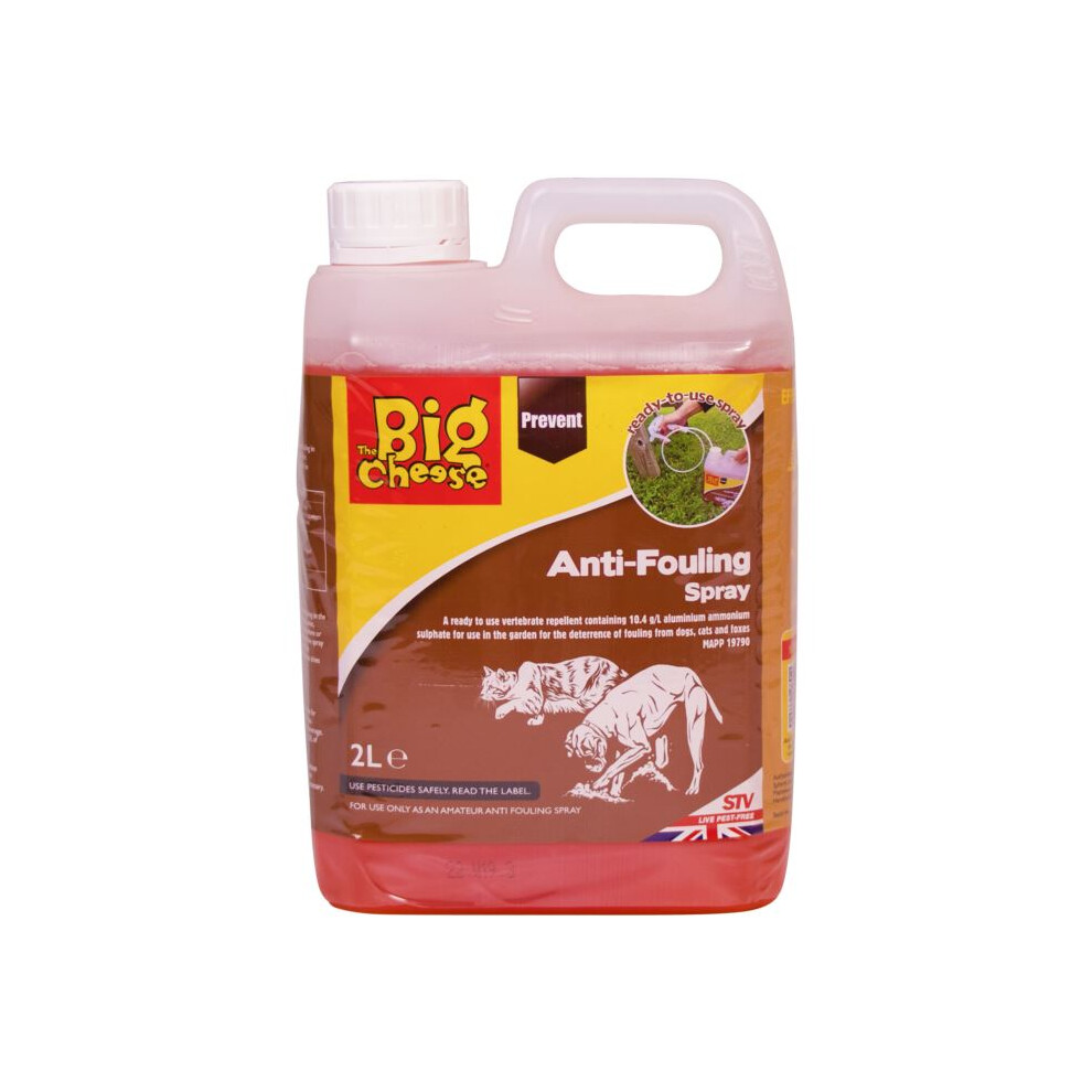Funny Cheese Nerd Cheese Lover Design The Big Cheese - Cat & Dog Scatter Spray - 2L Ready To Use