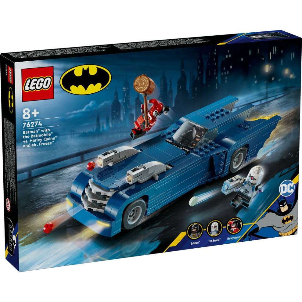 LEGO DC Batman: Batman With The Batmobile vs. Harley Quinn & Mr. Freeze 76274