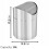 GEEZY GEEZY 1.5L Table Top Mini Waste Rubbish Bin Swing Lid Kitchen Bin, Stainless Steel 6
