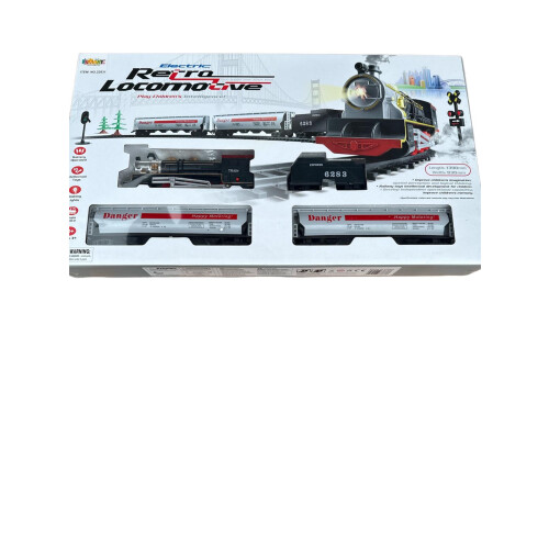 Electric Retro Locomotive Train Track Set
