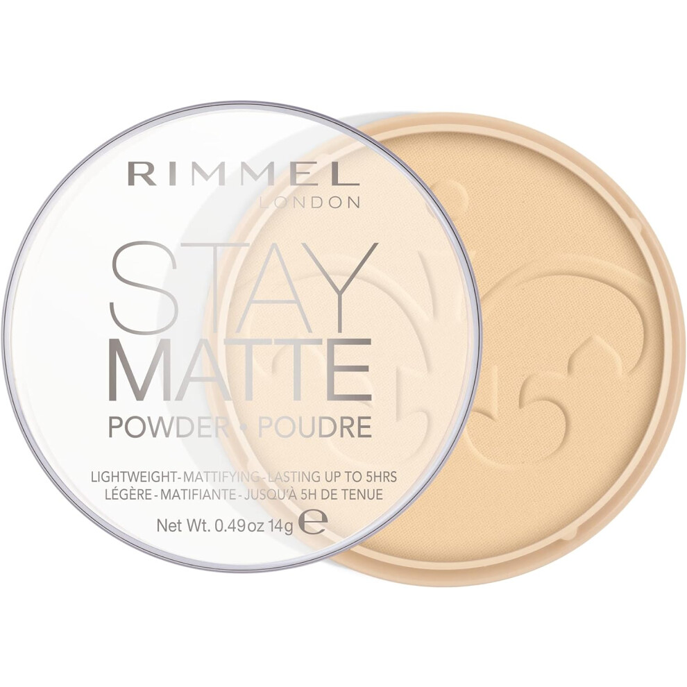 Rimmel Stay Matte Pressed Powder, Transparent, 14g