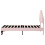 (Beige) Solid Wooden Bed Frame with Bookcase Headboard 8