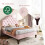 (Beige) Solid Wooden Bed Frame with Bookcase Headboard 10