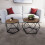 Vida Designs (Dark Wood) Brooklyn Geometric Nesting Tables - Set of 2 5