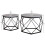 Vida Designs (Grey) Brooklyn Geometric Nesting Tables - Set of 2 3