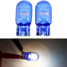 2pcs T20 7443 W21/5w 6500k Halogen White Drl Sidelight Turn Signal Indicators