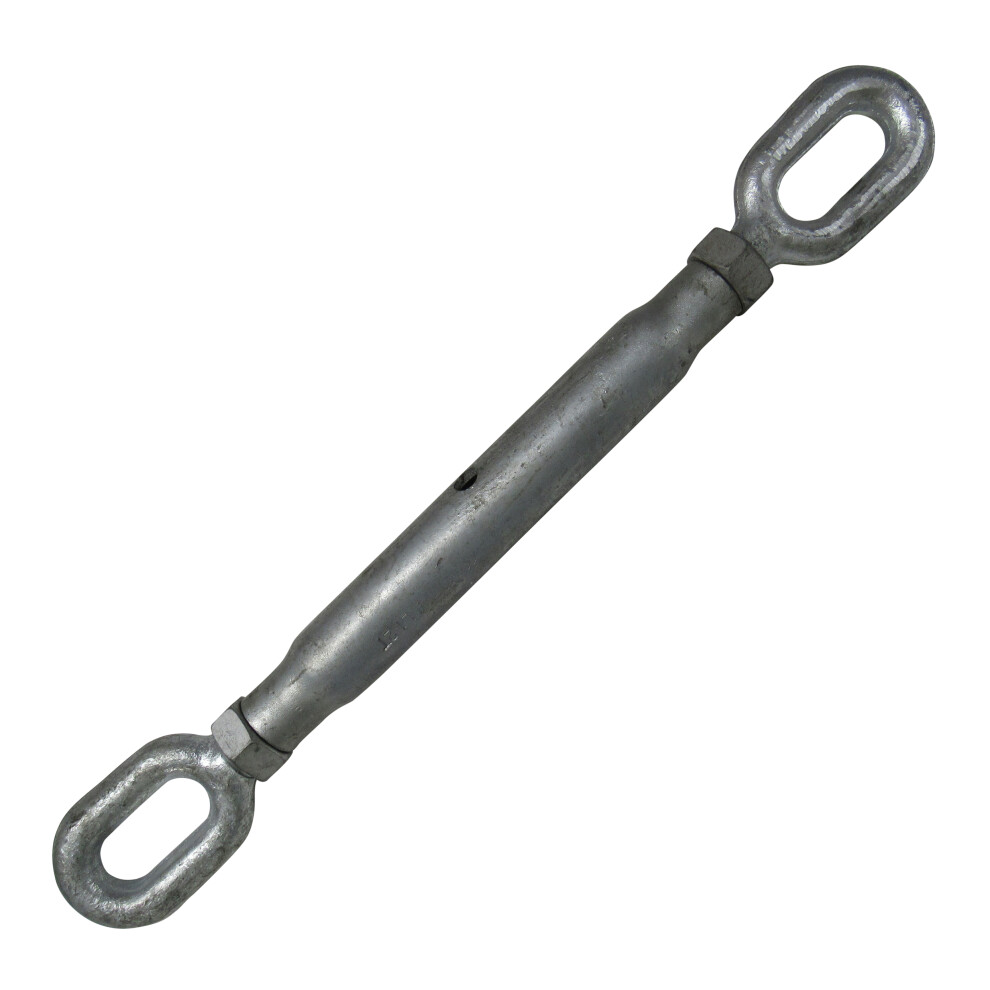 (3/8" / 10MM) Galvanised Straining Rigging Screw Eye & Eye