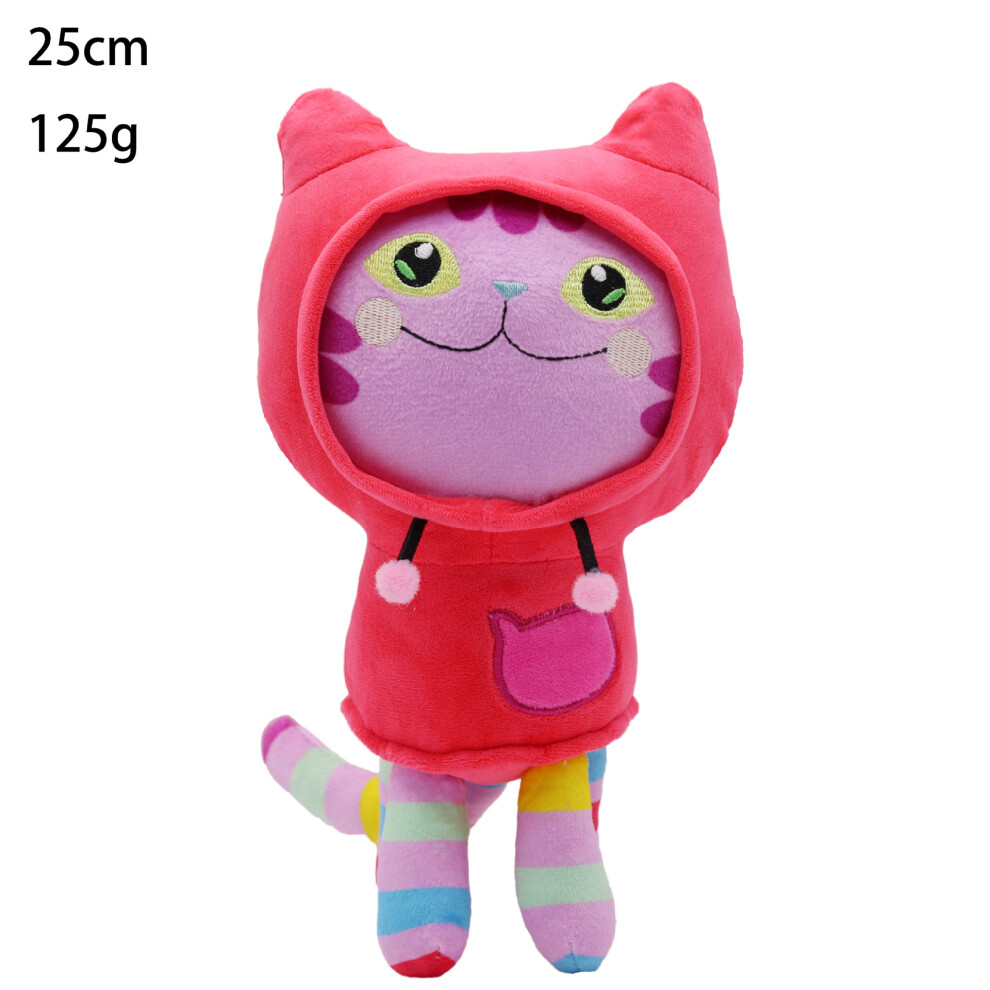 Xcsgsra ( Riding Hood Cat-25Cm) Gabby's Dollhouse Kids Plush Toy Stuffed Dolls Uk Red