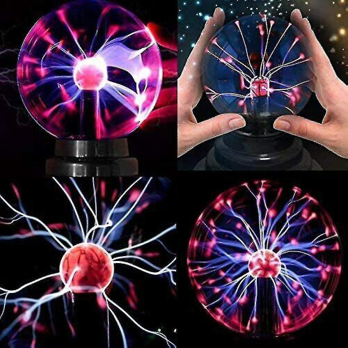 Electric Magic Static Plasma Ball Lava Globe Night Light Lamp Touch Sensitive